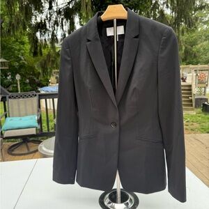 Hugo Boss BLACK Women's Jabina Longline Stretch Wool Blend Blazer, US 4